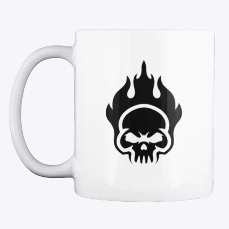 DEATHSKULL - COFFEE MUG WHITE